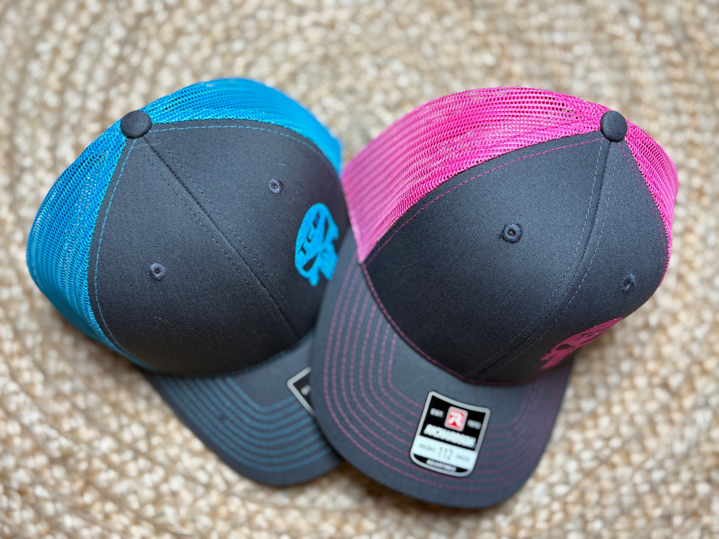 PUNISHER HAT (GRAY/TEAL)